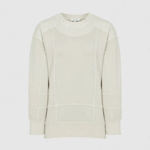 Reiss Anais Off White Thick High Quality Cotton Crewneck Sweatshirt M